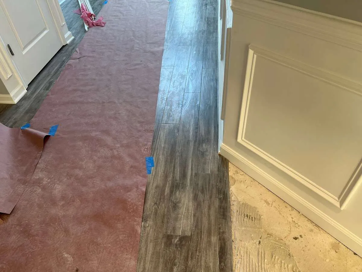 Completed marble shower restoration in Dingman